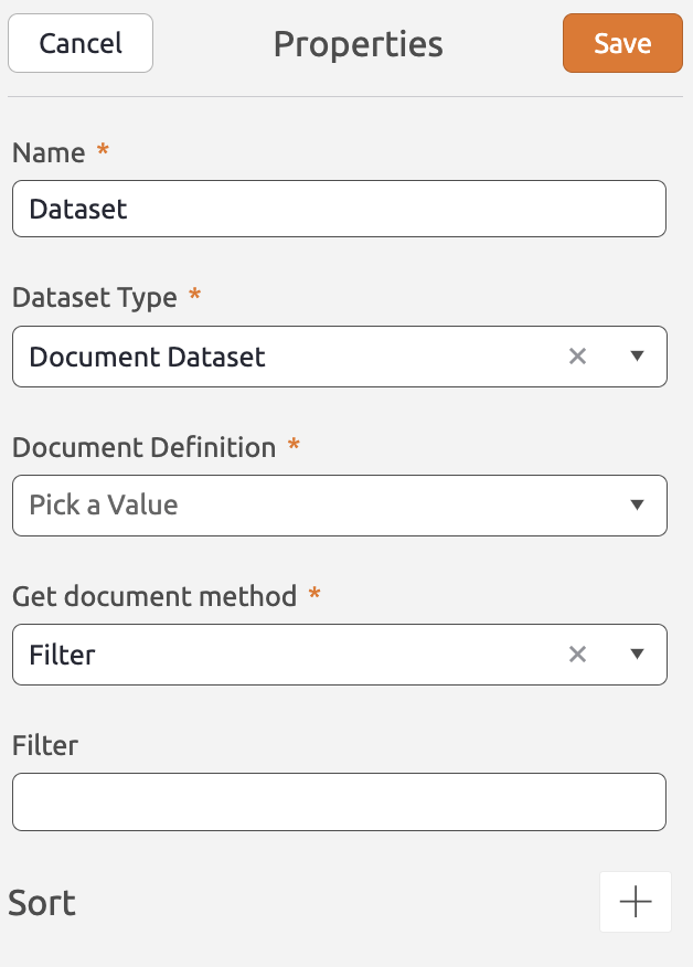Document Dataset Properties