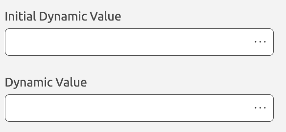 (Initial) Dynamic Values in the Layout