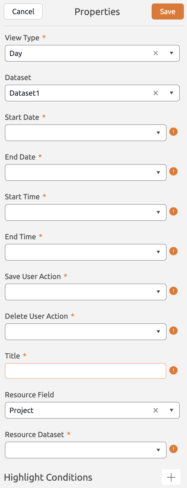 Scheduler Properties