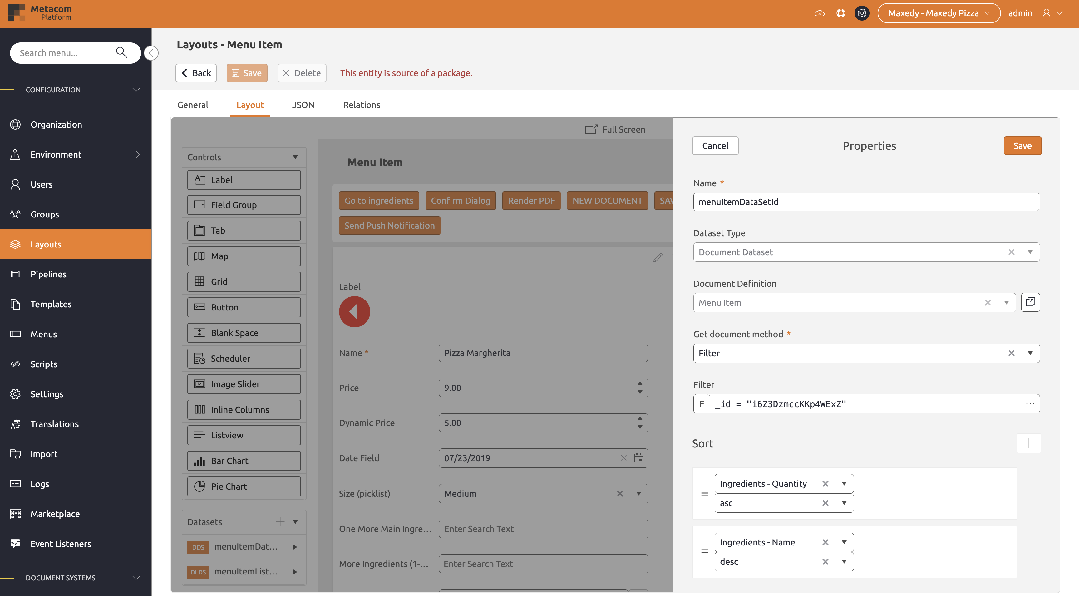 Dataset Filter