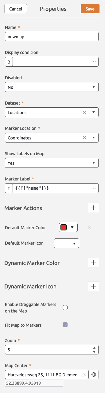 Map Properties